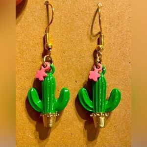 🌵 Cactus Pierced Earrings Great Gift For Gardener South Westerner